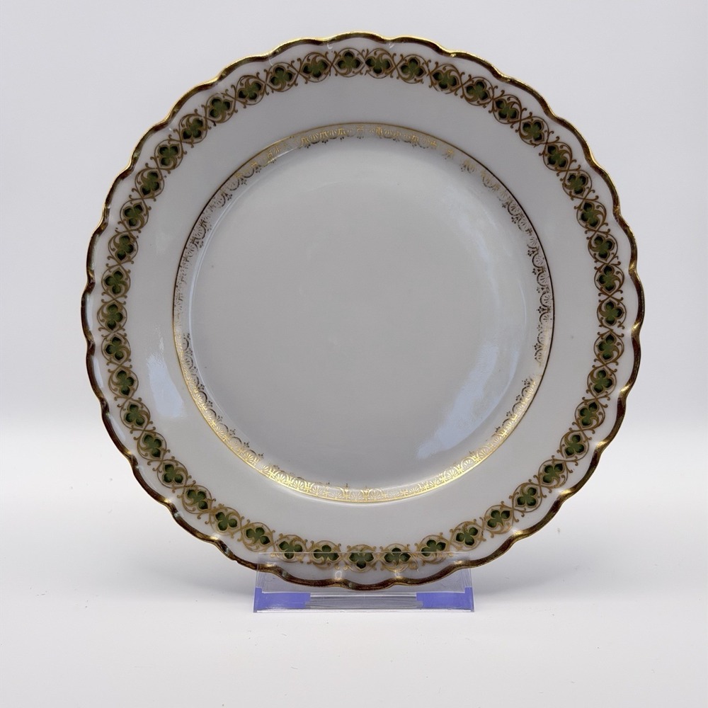 Haviland‎ Limoges Bread Dessert Plates 6.25" Set of 4  Schleiger 960 Clover RARE